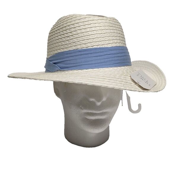 Panama Hat 3-inch Brim Wide Pleated Hatband Sweatband with Clip **NEW** - Picture 4 of 10